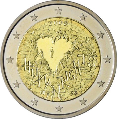 Finnland 2 Euro 2008 PP Menschenrechte-I