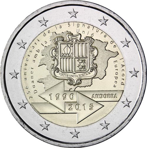 Andorra-2-Euro-2015-Zollunion-Volljährigkeit