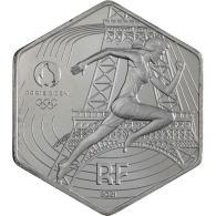 Frankreich-10 Euro-2021-AGstgl-Olympiade Paris2024-RS