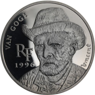 Frankreich-1,5 Euro10 Francs-1996-AGpp-Vincent van Gogh-RS