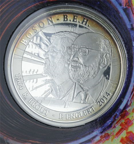Belgien-5 Euro-2014-AGpp-Nobelpreis-Folder