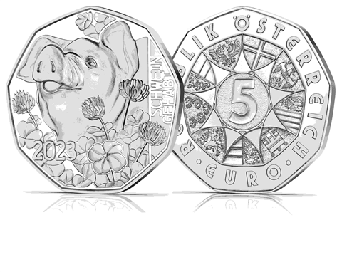 Österreich-5Euro-2023-AGhgh-NeujahrsmünzeSchweingehabt-RS-2D