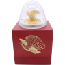 Ruanda-1000 FRW-2016-AGstgl-vergoldet-3D-Eagle Adler-Etui I