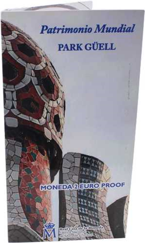 Spanien-2Euro-2014-PP-Park Güell-Coincard