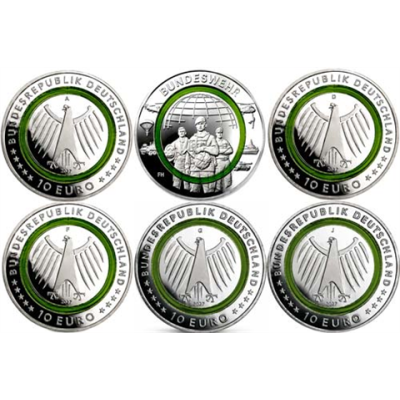 Deutschland-10-Euro-2027-PP-A-D-F-G-J-Bundeswehr-RSVS