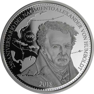 Nicaragua-10 Cordobas-2019-AGpp-Alexander Humboldt-RS