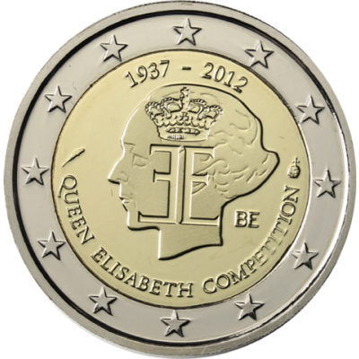 Belgien 2 Euro 2012 Queen Elisabeth Musikwettbewerb -I