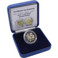 Belgien-2 Euro-2021-PP-Karlsgulden-Etui