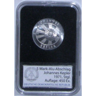 J.1534P - DDR  5 Mark 1971 Johannes Kepler Aluminium Abschlag