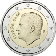 2 Euro Kursmünze 2020 Spanien König Felipe