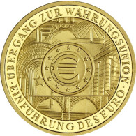  1/2 oz Goldmünze Deutschland 100 Euro 2002 stgl. Übergang zur Währungsunion Mzz. Historia Wah