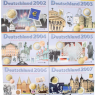 Deutschland-18x3,88 Euro-2002-2019-Kurs Briefmarken-SetIIII