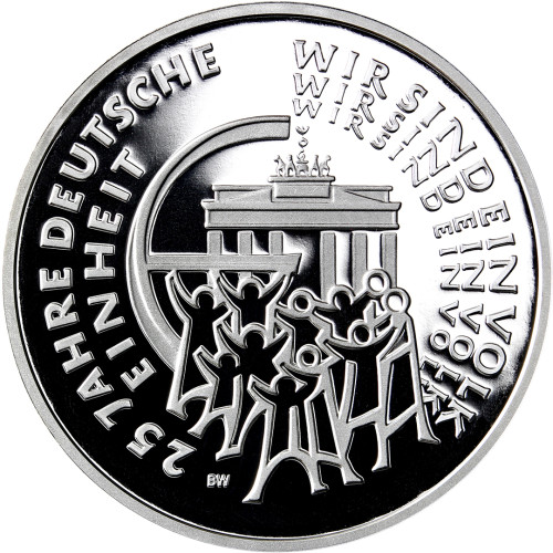 25 Euro Münzen Deutsche Einheit PP