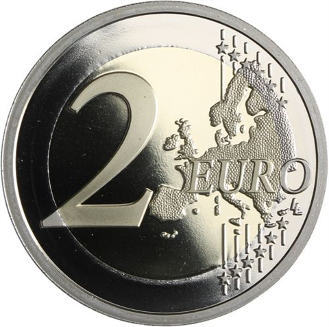 Frankreich-2 Euro-2025-PP-Louvre-Etui