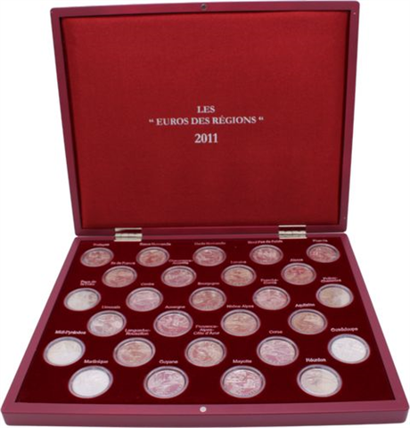 Frankreich-27x10 Euro-2011-AGstgl-RegionenderFranzRepublik-EtuiI