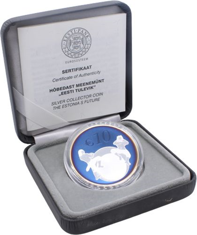 Estland-10 Euro-2011-AGpp-Farbe-Eesti Tulevik-RS