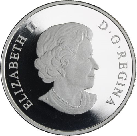 Kanada-20 Dollar-2014-AGpp-Rot-Lila Schmetterling-Farbe-RS