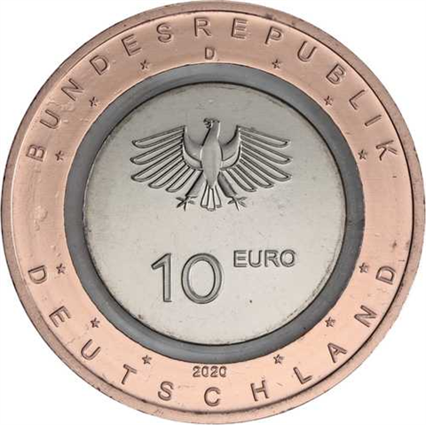 Deutschland-10 Euro-2020-Stgl-An Land-RS