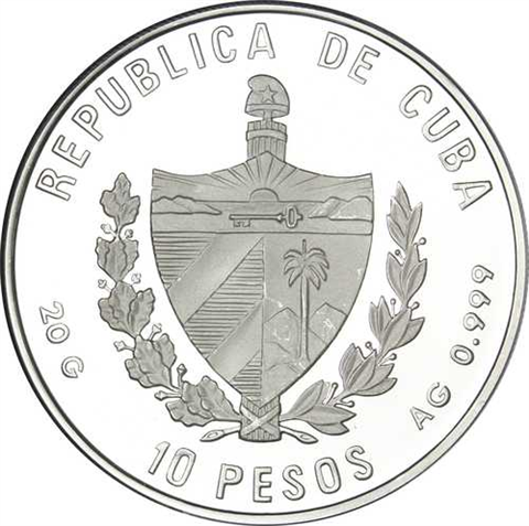 Kuba 10 Pesos 1004 Fokker I
