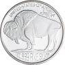 USA-1oz-AGstgl-Indianerkopf Büffel-RS