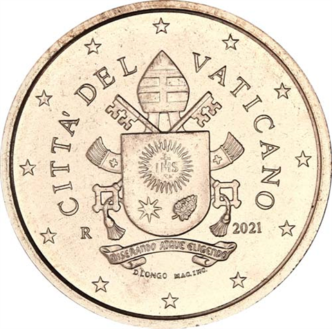 Vatikan-2-Cent-2021