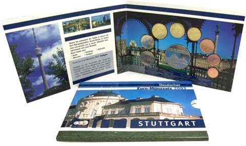 Deutschland-3,88-Euro-2003-Stgl-Münzstättensatz-Stuttgart-I