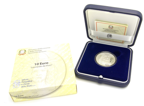 Italien-10-Euro-2006-PP-Leonaro-da-Vinci-I