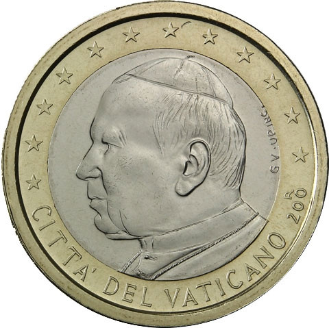 Kursmünzen Vatikan 1 Euro 2003 Stgl. Papst Johannes Paul II Zubehör Münzkatalog bestellen 