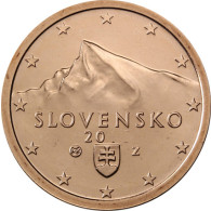 Slowakei 2 Cent 2014 bfr. Gifpel der Berges Kriva´n, Hohe Tatra 