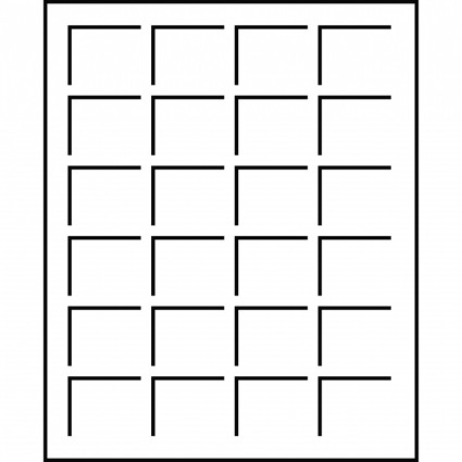 336508 -  Tableaus S - Format 24 Felder bis 33 mm