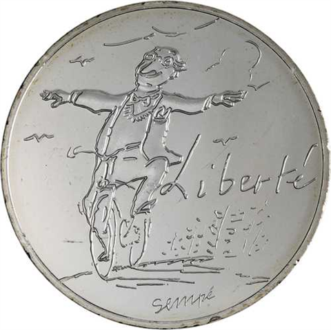 Frankreich-10 Euro-2014-AGstgl-Liberte Freiheit Frühling-RS