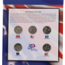 Mix-12x1Euro-5xQuarter Dollar-The 50 State Quarter and Euro Collection-RSI