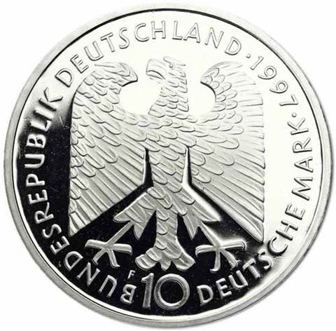 Deutschland-10-DM-Silber-1997-PP-Heine