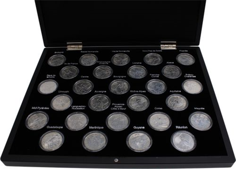Frankreich-27x10 Euro-2010-AGstgl-Regionen der Französichen Republik-EtuiI