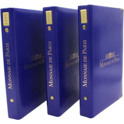 Frankreich-3x3,88 Euro-1999-2001-PP-KMS-Set
