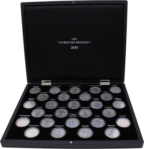 Frankreich-27x10 Euro-2010-AGstgl-Regionen der Französichen Republik-EtuiI