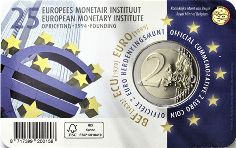 Belgien-2-Euro-2019-Europäisches-Währungsinstitut-I