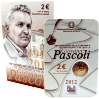 Italien 2 Euro 2012 Pascoli im Blister