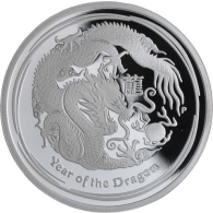 Australien-50 Cent-2012-AGpp-Lunar II Drache-RS