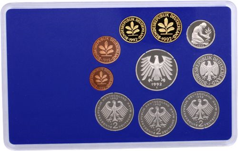 Deutschland-12,68 DM-1992-PP-Kurs-Blister-MzzJ-RS