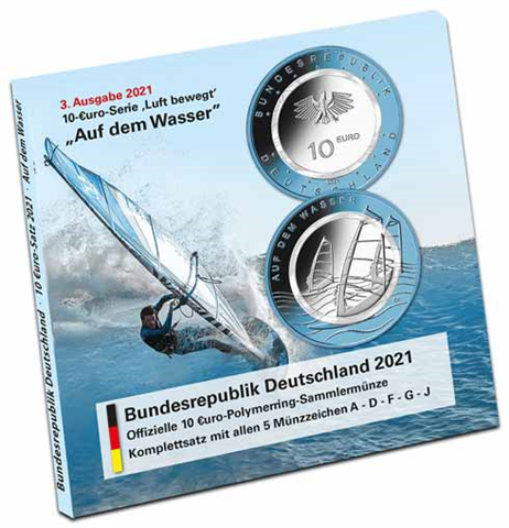 Deutschland-5-x-10-Euro-2021-Auf-dem-Wasser-im-Folder