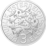 Österreich-3Euro-2022-CuNiHgh-Ornithomimus-VS