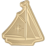 Palau-1 Dollar-AU-Segelschiff-RS