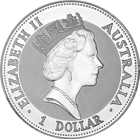 Australien-1-Unze-Silber-1993---1-Dollar-Kookaburra-RS