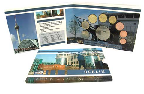 Deutschland-3,88-Euro-2003-Stgl-Münzstättensatz-Berlin-I