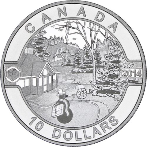 Kanada-10x10Dollar-2014-AG-Etui