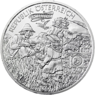 Österreich-10-Euro-2010-Silber-bfr-Karl-der-Grosse-im-Untersberg-RS