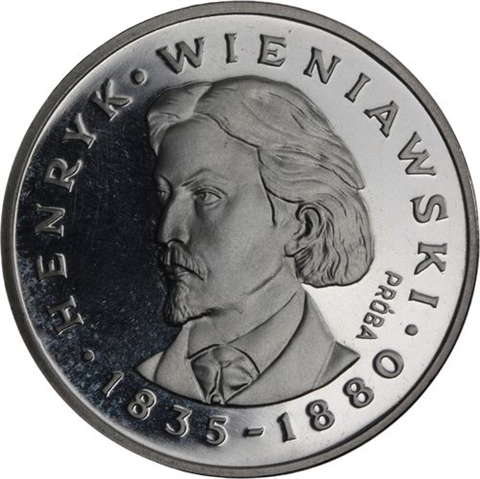 Polen-100 Zlotych-1979-AGpp-PROBE-Henryk Wieniawski-RS