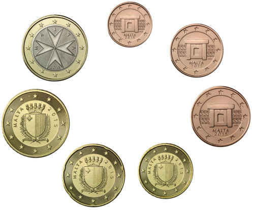 Malta 1,88 Euro 2015 bfr. KMS 1 Cent - 1 Euro lose