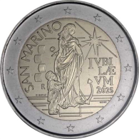 San Marino-2 Euro-2025-Stgl-Pilger der Hoffnung-RS